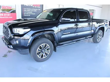 BLACK, 2020 TOYOTA TACOMA DOUBLE CAB Image 1