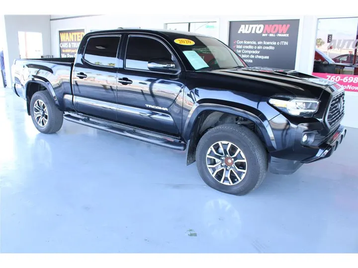 BLACK, 2020 TOYOTA TACOMA DOUBLE CAB Image 7