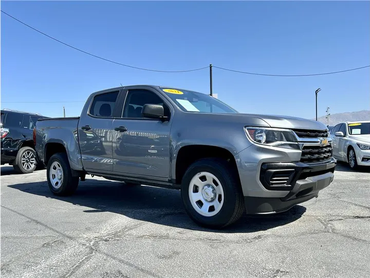 GRAY, 2021 CHEVROLET COLORADO CREW CAB Image 7