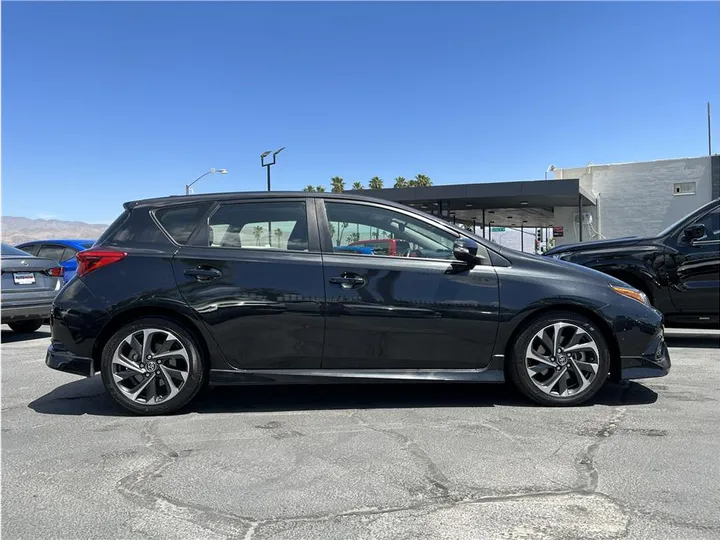 BLACK, 2017 TOYOTA COROLLA IM Image 6