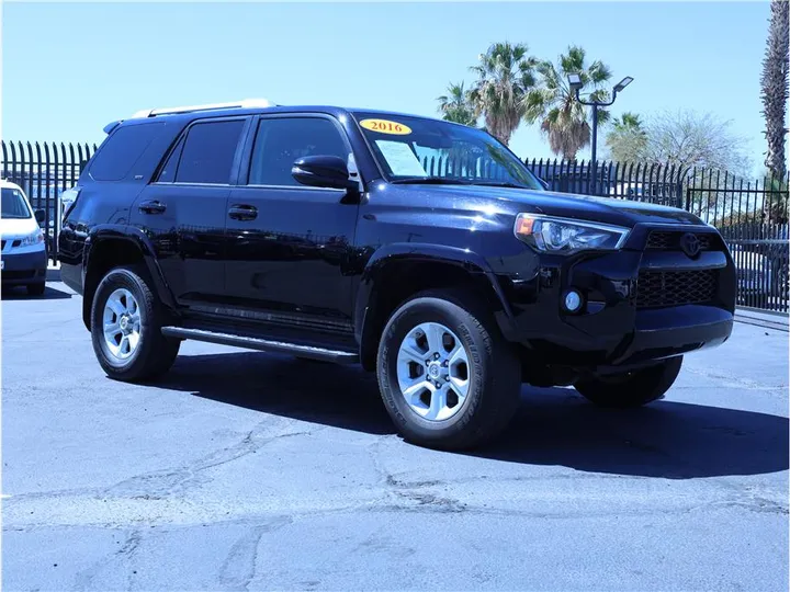 BLACK, 2016 TOYOTA 4RUNNER Image 7