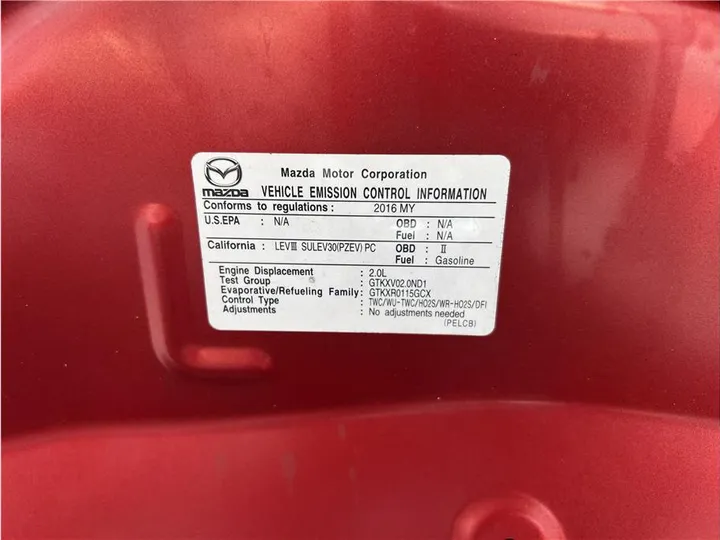 RED, 2016 MAZDA MAZDA3 Image 25