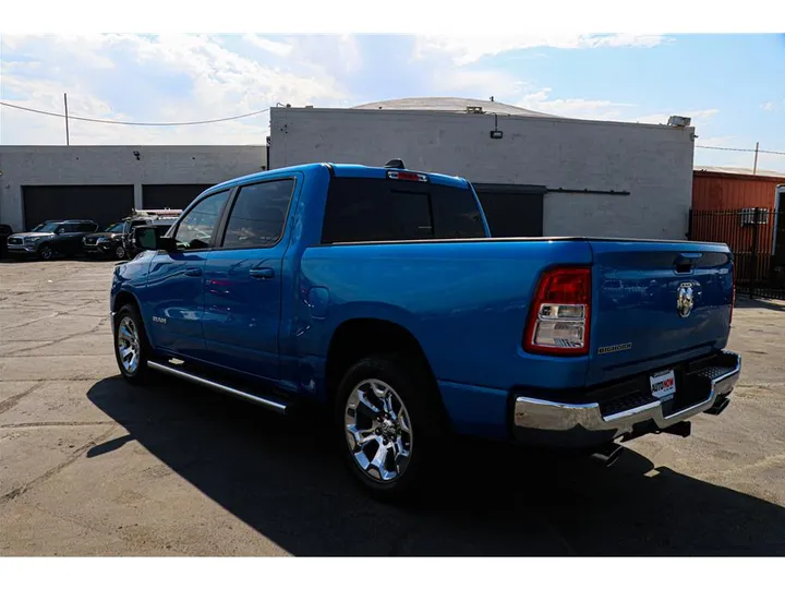 BLUE, 2021 RAM 1500 CREW CAB Image 3