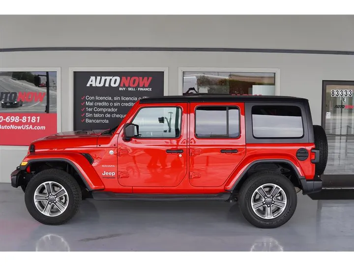 RED, 2021 JEEP WRANGLER UNLIMITED Image 2