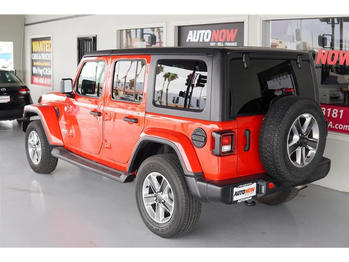 RED, 2021 JEEP WRANGLER UNLIMITED Image 3