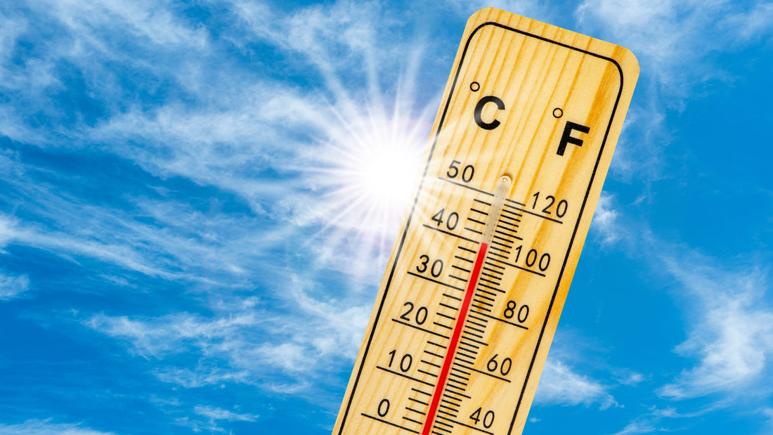 Bauch und Hitze