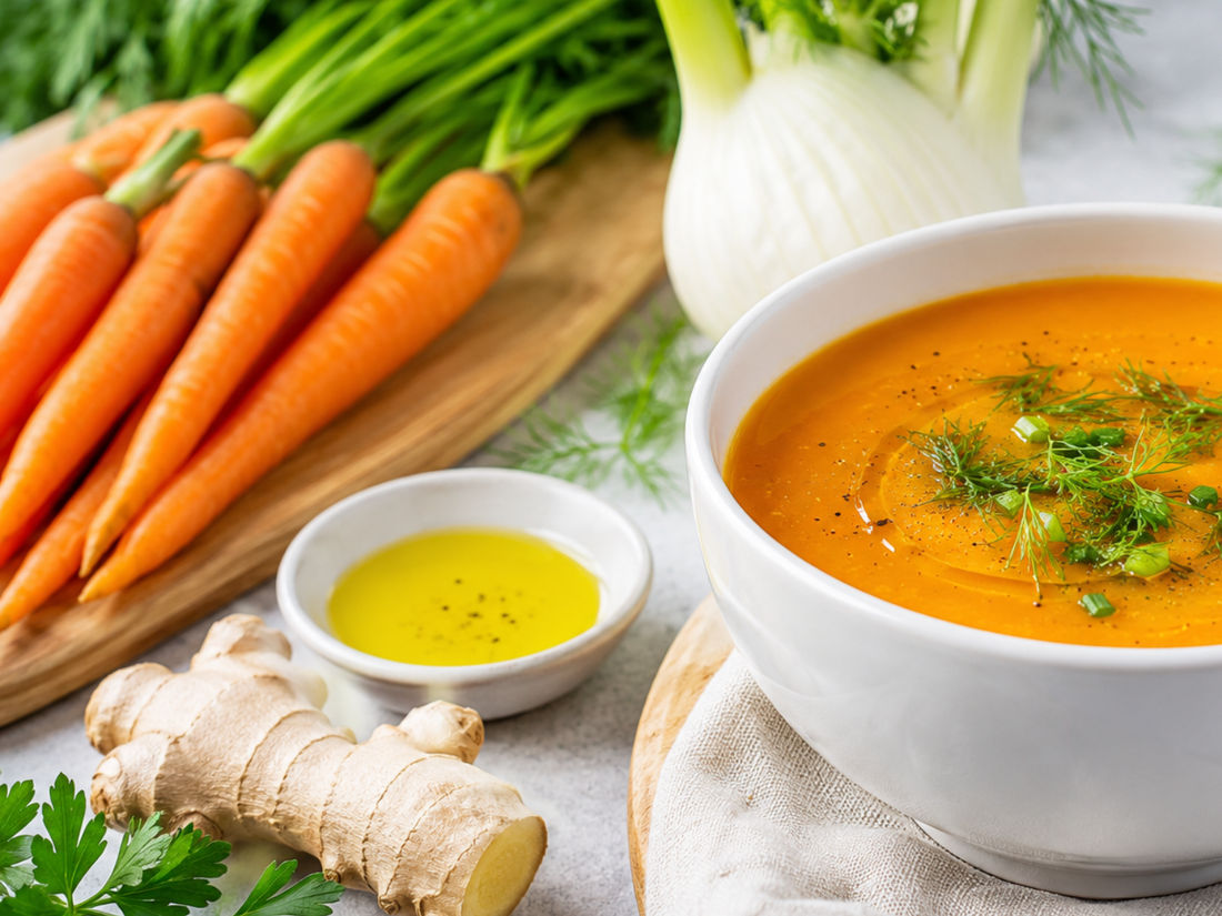 Rüebli-Ingwer-Suppe