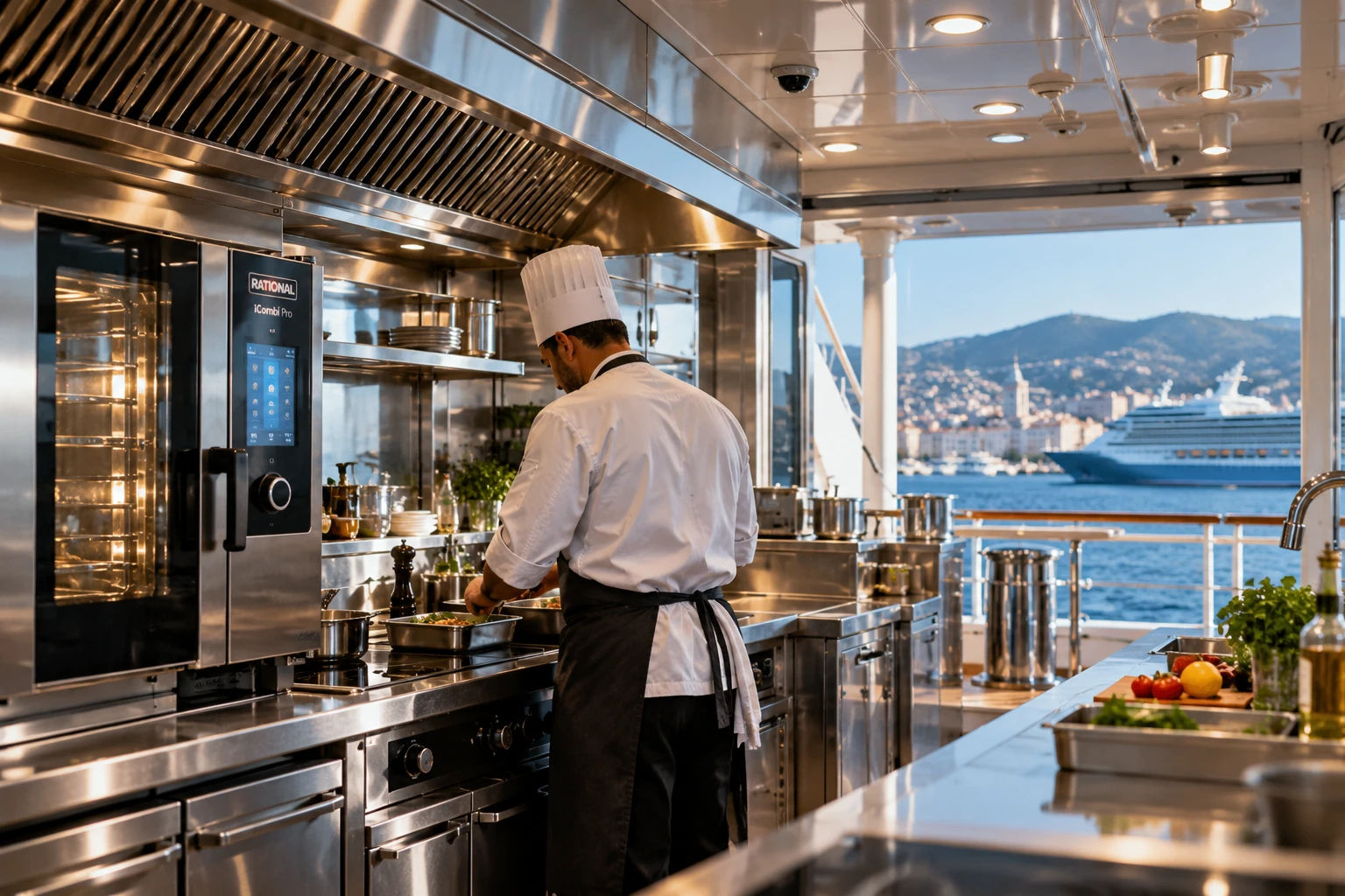 Attrezzature professionali per cucine navali