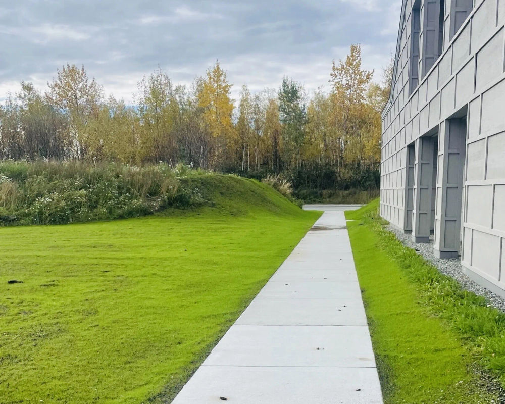 Hydroseeded lawn by Titan LLC — Anchorage, AK