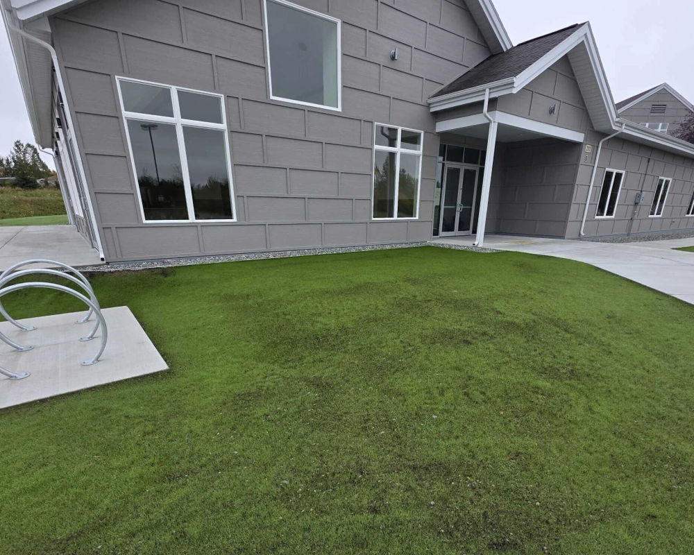 Hydroseeded lawn by Titan LLC — Anchorage, AK