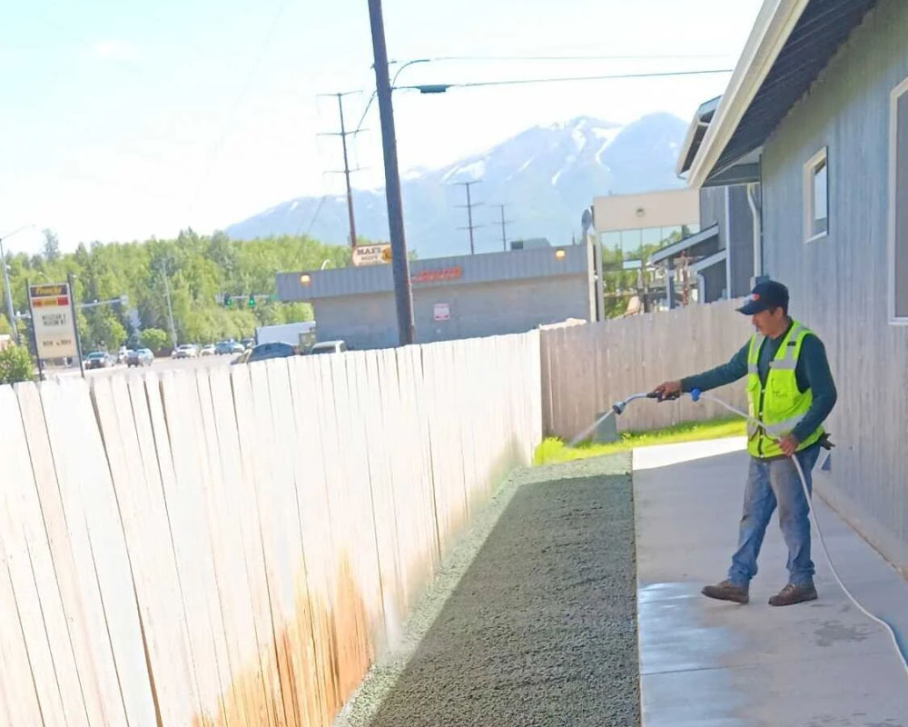 Hydroseeded lawn by Titan LLC — Anchorage, AK