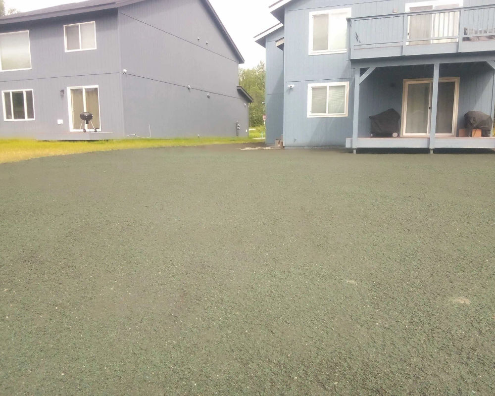 Hydroseeded lawn by Titan LLC — Anchorage, AK
