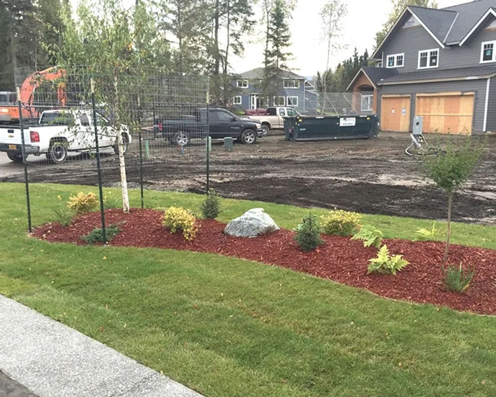 Hydroseeded lawn by Titan LLC — Anchorage, AK