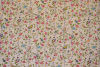 FLEURS ET OISEAUX - 8090 grenat-rose