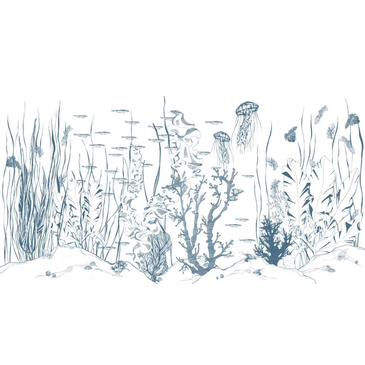 Underwater, Blue — Les Dominotiers