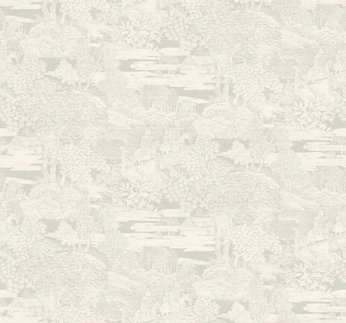 Eastern Garden Monotone — Pelican Prints