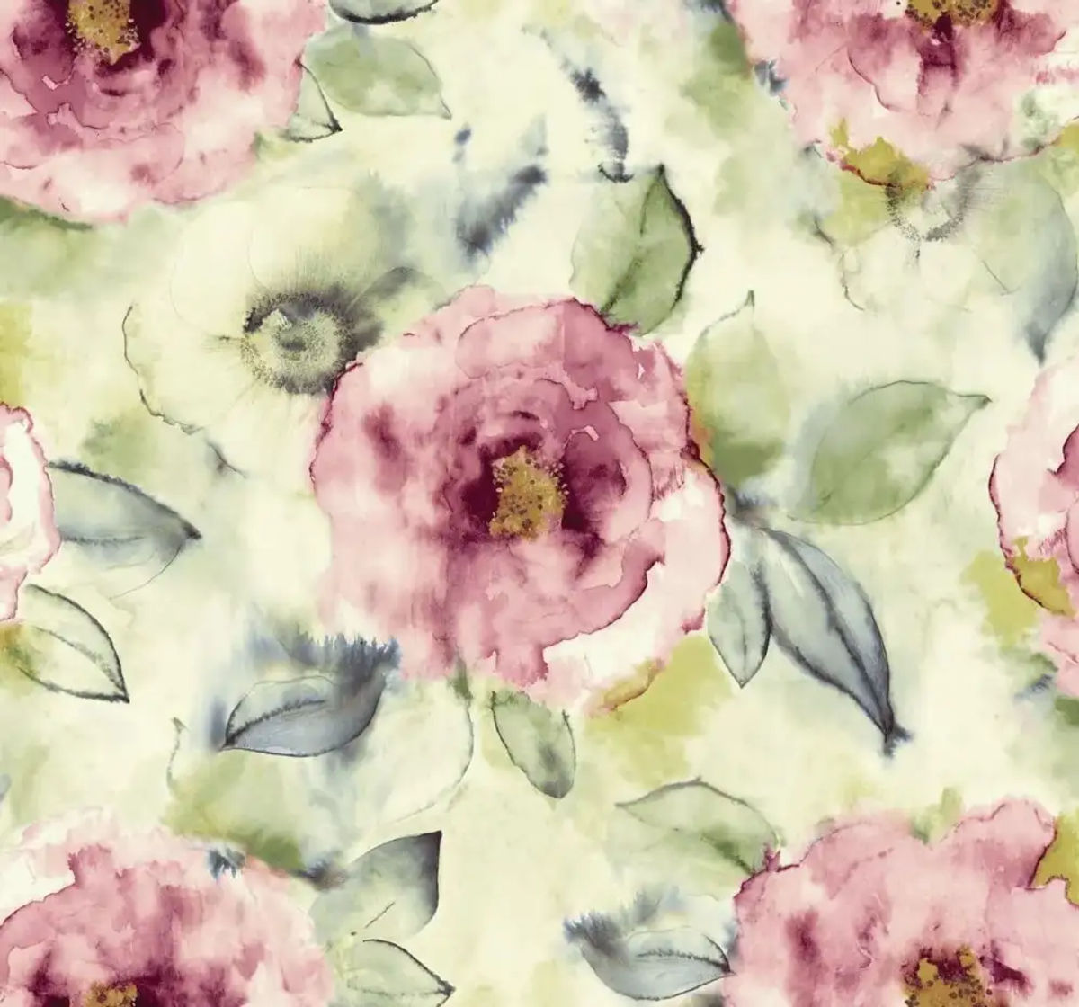 Big Rose Fabric — Pelican Prints