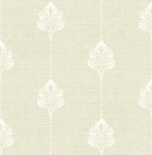 Brownstone Damask Stripe — Pelican Prints
