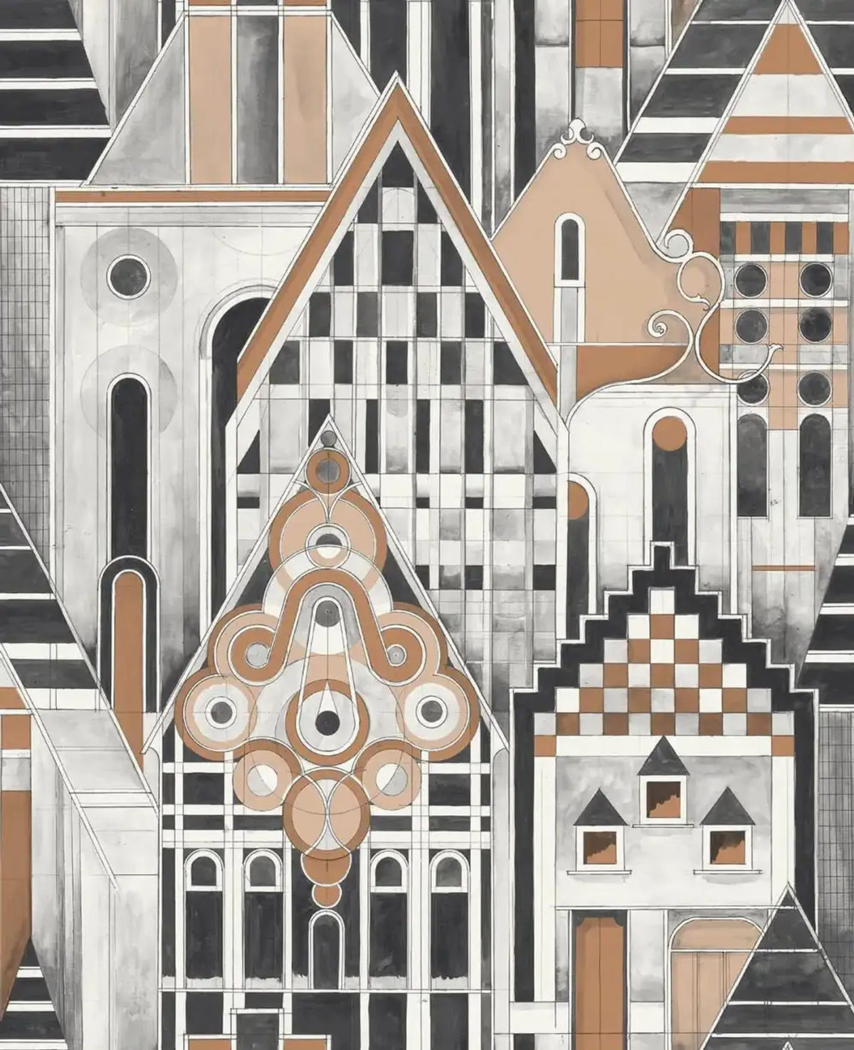 Art Deco Village — Pelican Prints