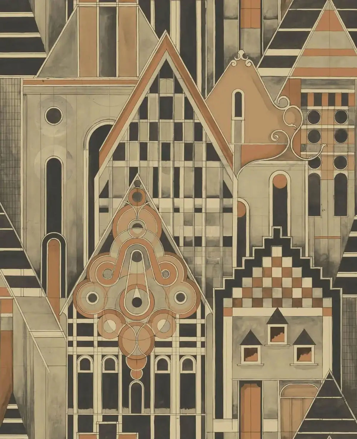 Art Deco Village — Pelican Prints