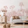 Desert Mural Wallpaper Mural - Pink