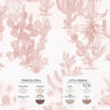 Desert Mural Wallpaper Mural - Pink