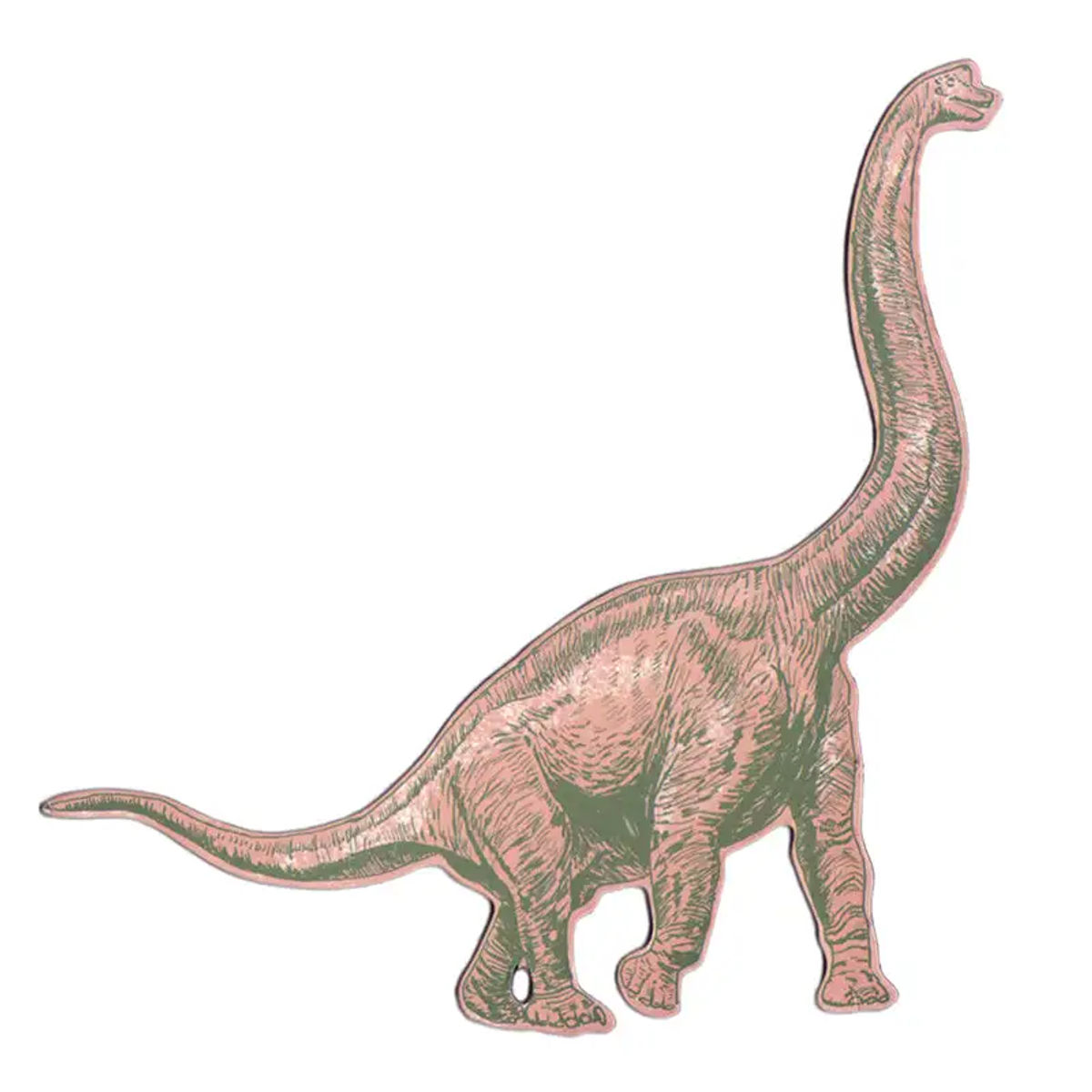 Brachiosaurus Magnet - Pink — Sian Zeng