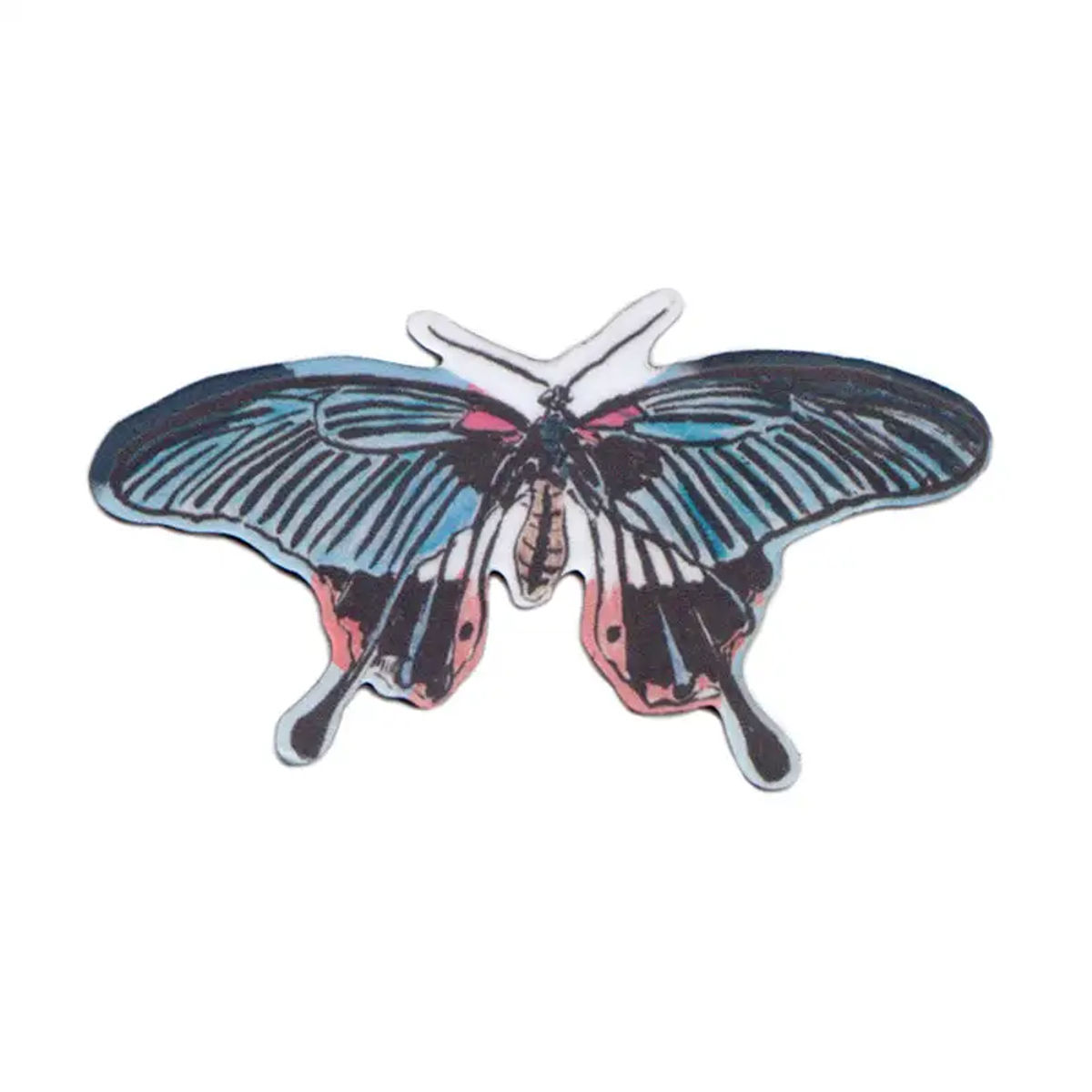 Blue and Red Butterfly Magnet — Sian Zeng
