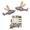 Small Flycopter Magnet - Lime