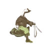 Goose Rider Magnet - Green