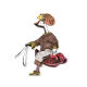 Goose Rider with Hedgehog Hat Magnet