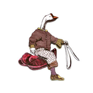 Goose Rider Magnet - Pink — Sian Zeng