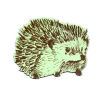 Hedgehog Junior Magnet - Green