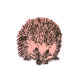 Hedgehog Round Magnet - Pink