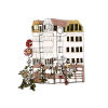 House With Flower Garden Magnet