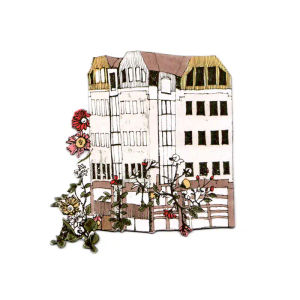 House With Flower Garden Magnet — Sian Zeng