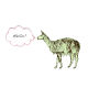 Llama Magnet - Green
