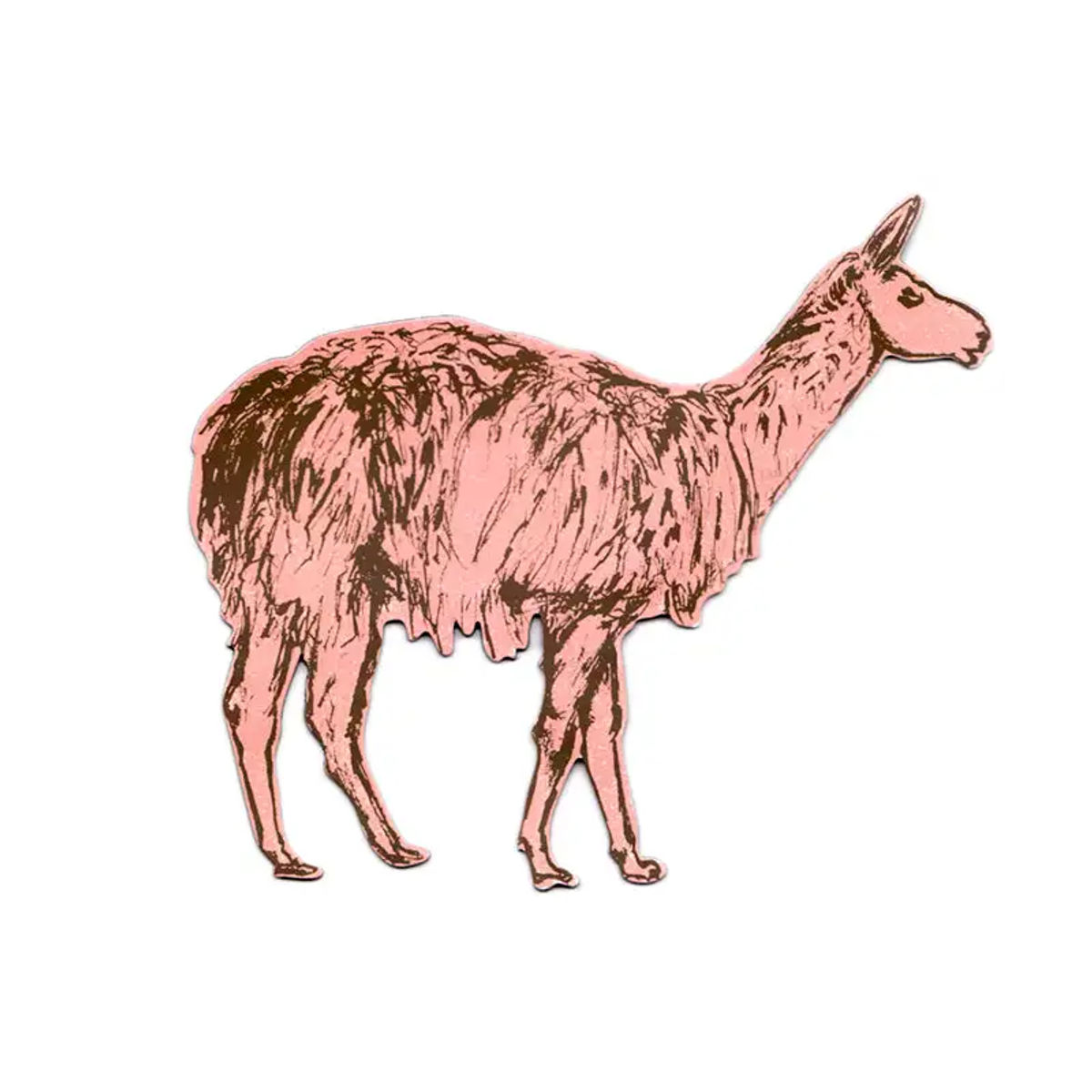 Llama Magnet - Pink — Sian Zeng