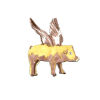 Flying Pig Magnet - Yellow