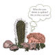 Dry Wipe Thought Bubble Magnet - Green - Pointing Left