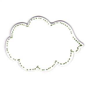 Dry Wipe Speech Bubble Magnet - Green — Sian Zeng
