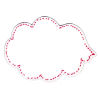 Dry Wipe Speech Bubble Magnet - Pink