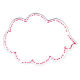 Dry Wipe Speech Bubble Magnet - Pink