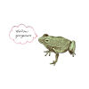 Dry Wipe Speech Bubble Magnet - Pink