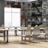 Vinyl panoramic wallpaper Manhattan Brick buildings
