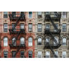 Vinyl panoramic wallpaper Manhattan Brick buildings