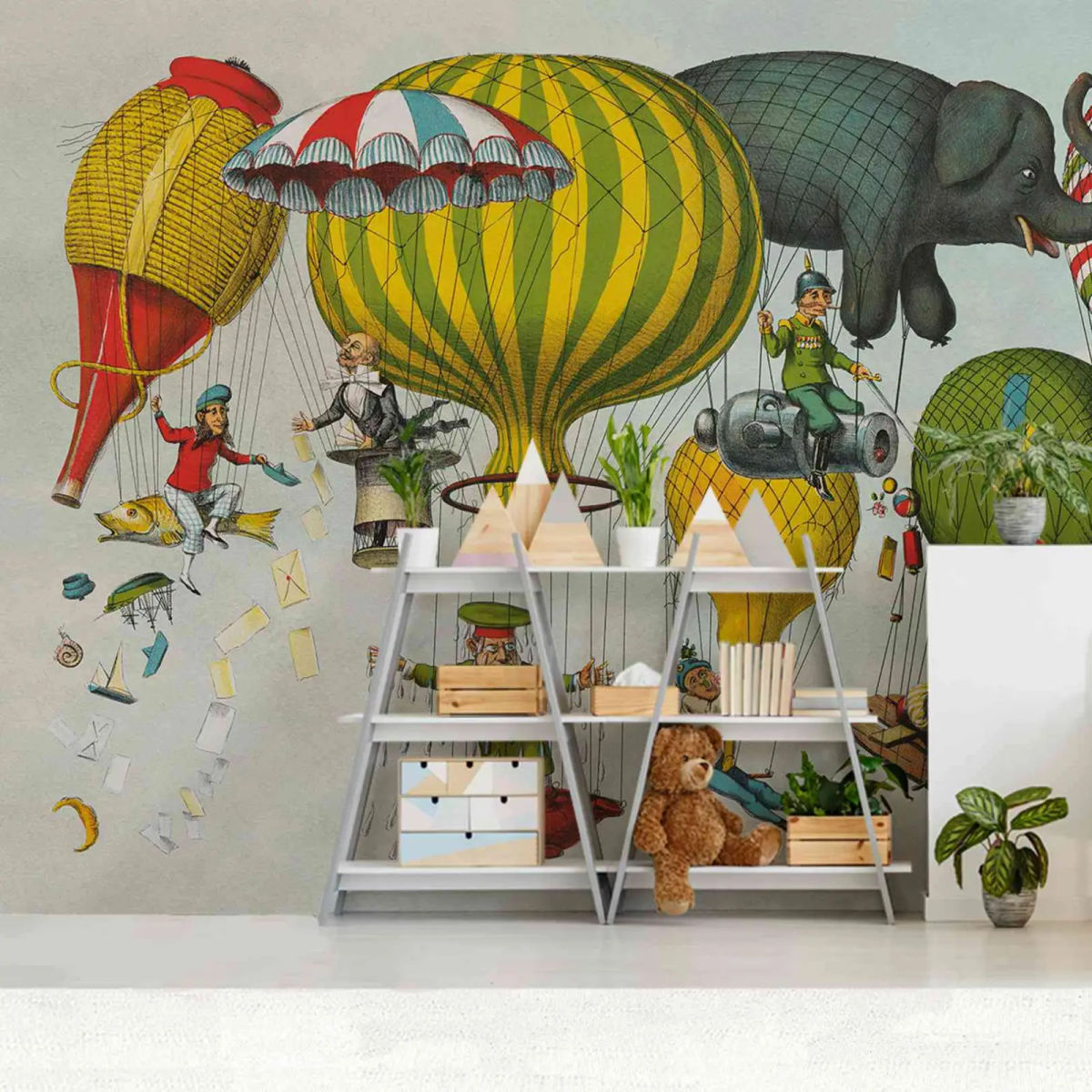 Panoramic Wallpaper Sky Circus — Wall Dreamer