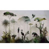 Panoramic Wallpaper Tropical Silhouettes
