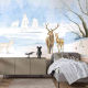 Panoramic Wallpaper Ice Animals