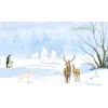 Panoramic Wallpaper Ice Animals